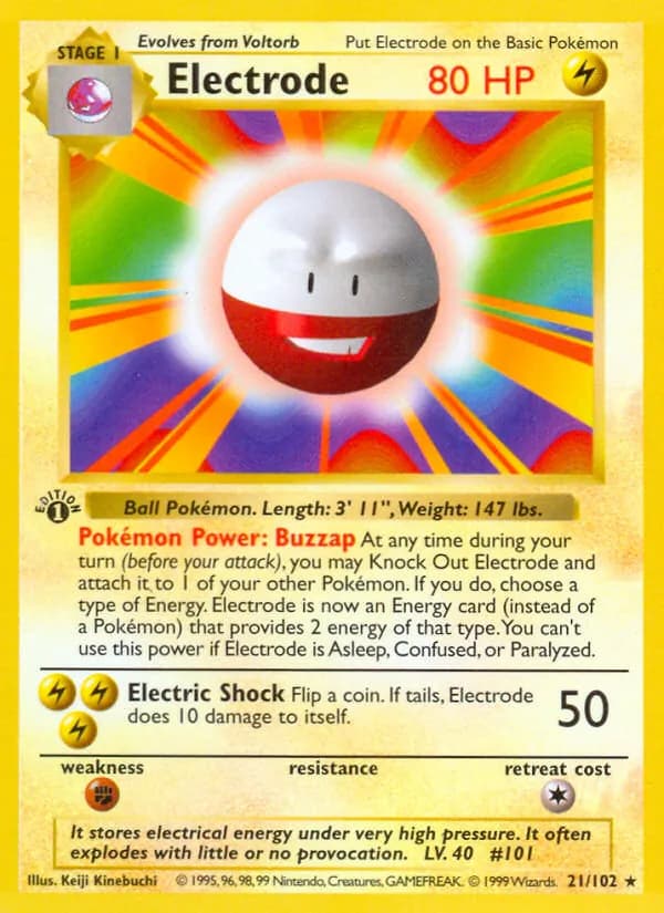 Electrode 21/102, Base Set