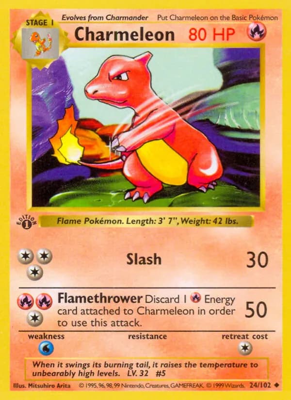 Charmeleon 24/102, Base Set