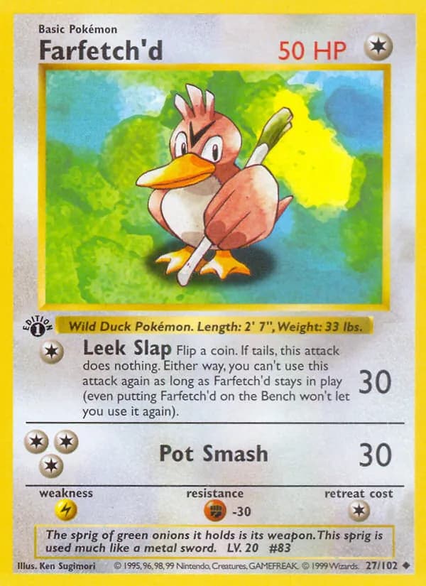 Farfetch'd 27/102, Base Set