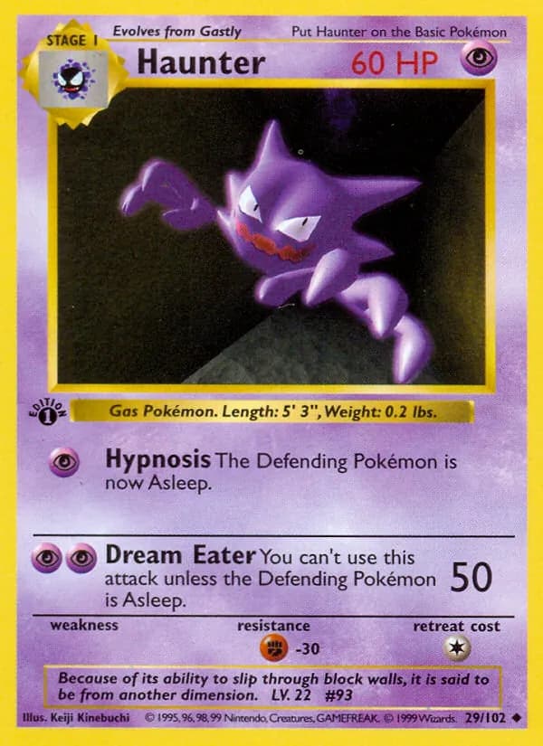 Haunter 29/102, Base Set
