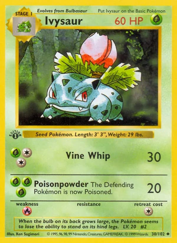Ivysaur 30/102, Base Set