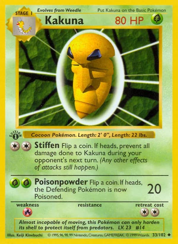 Kakuna 33/102, Base Set