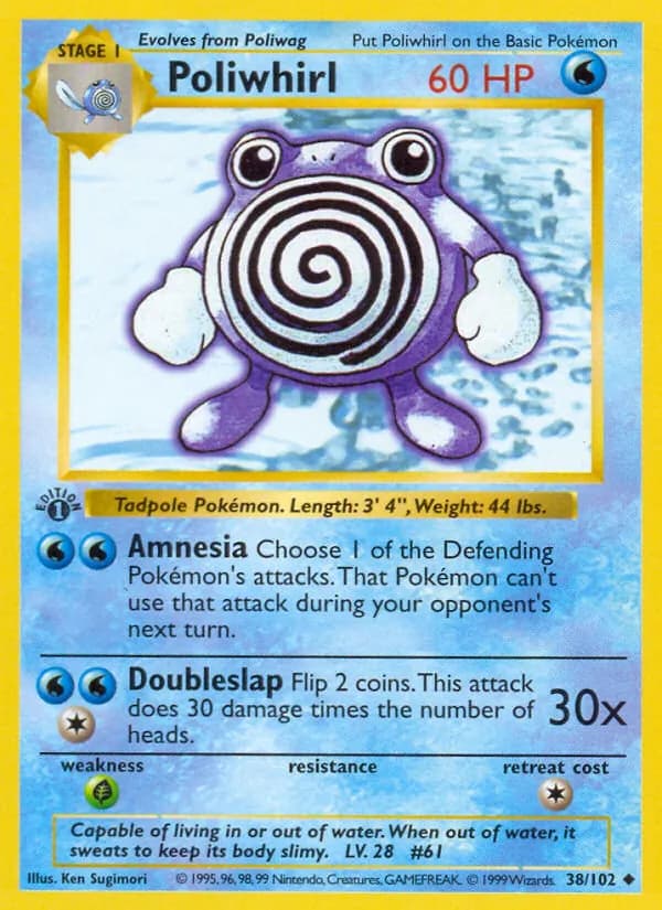 Poliwhirl 38/102, Base Set