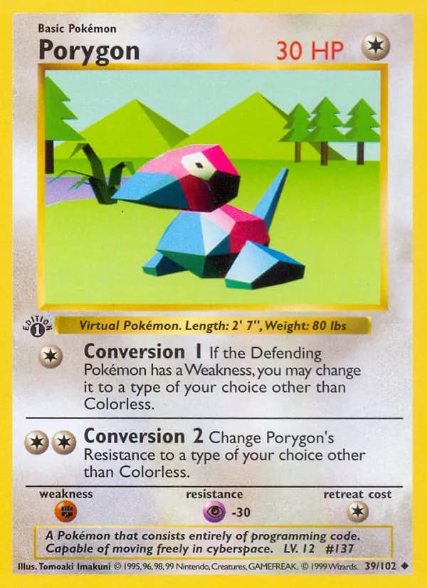 Porygon 39/102, Base Set