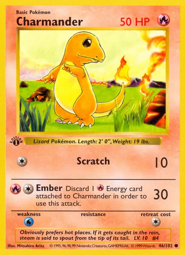 Charmander 46/102, Base Set