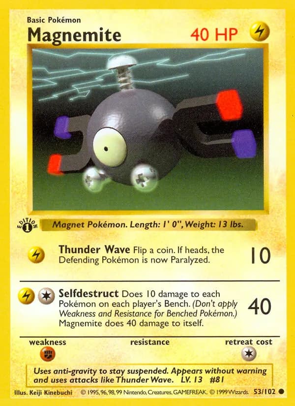 Magnemite 53/102, Base Set