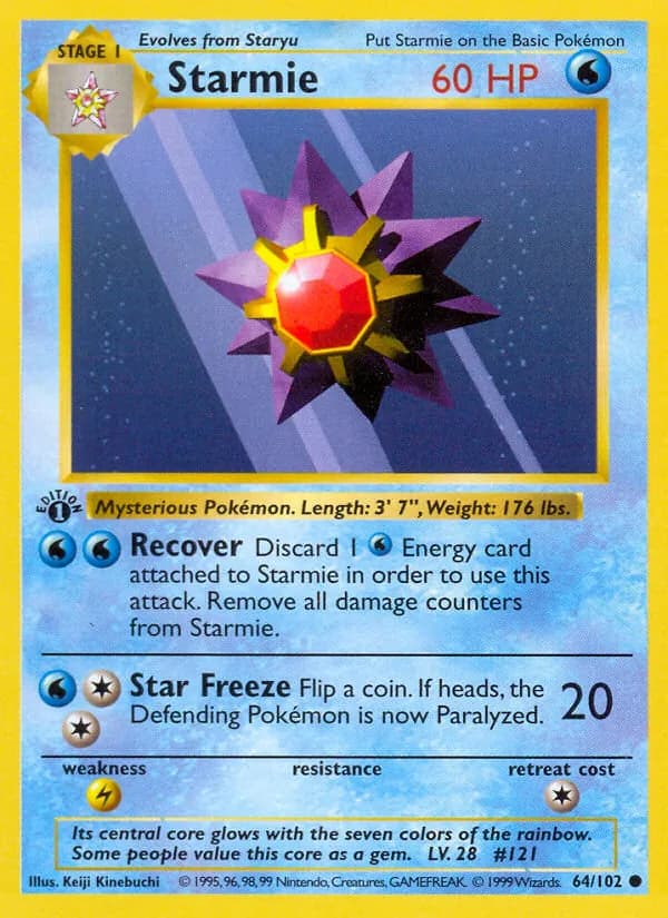 Starmie 64/102, Base Set