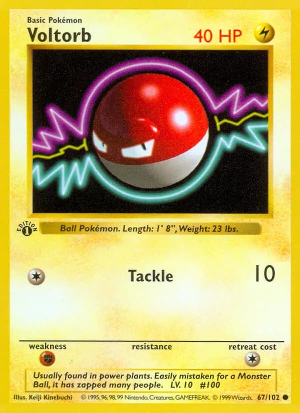 Voltorb 67/102, Base Set
