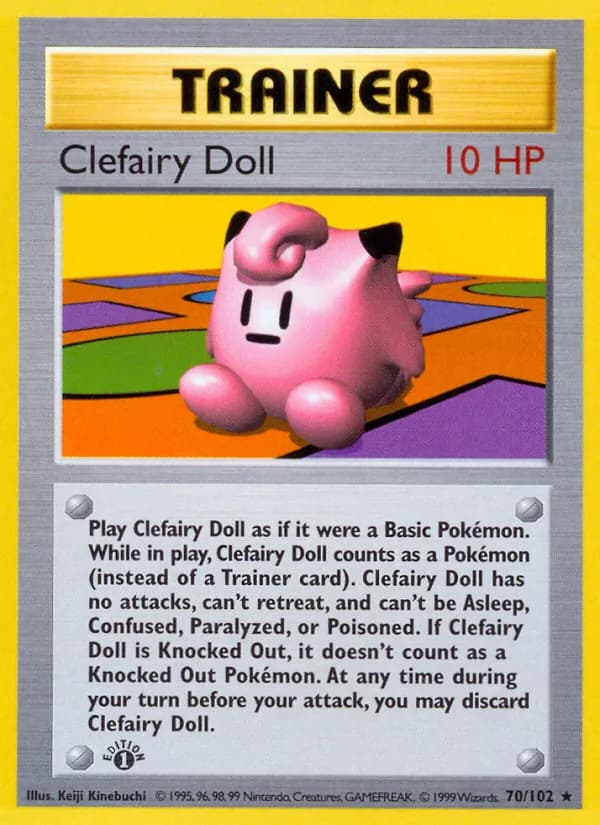 Clefairy Doll 70/102, Base Set