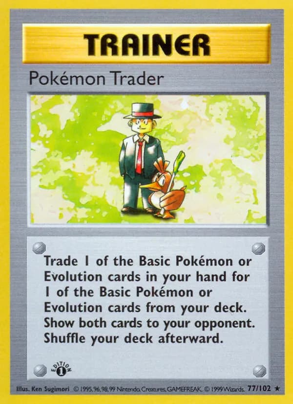 Pokémon Trader 77/102, Base Set