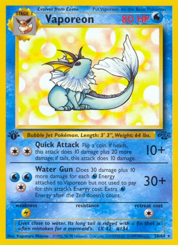 Vaporeon 28/64, Jungle