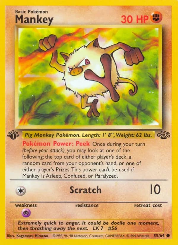 Mankey 55/64, Jungle