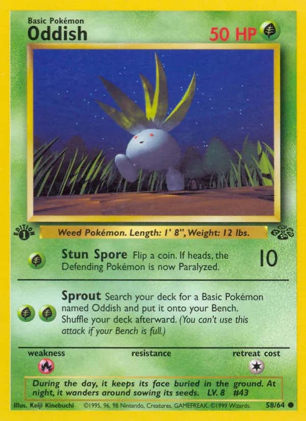 Oddish 58/64, Jungle