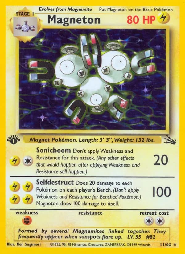 Magneton 11/62, Fossil
