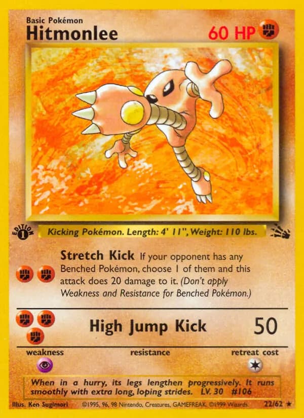 Hitmonlee 22/62, Fossil