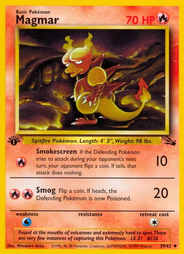 Magmar 39/62, Fossil