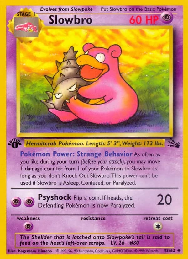 Slowbro 43/62, Fossil