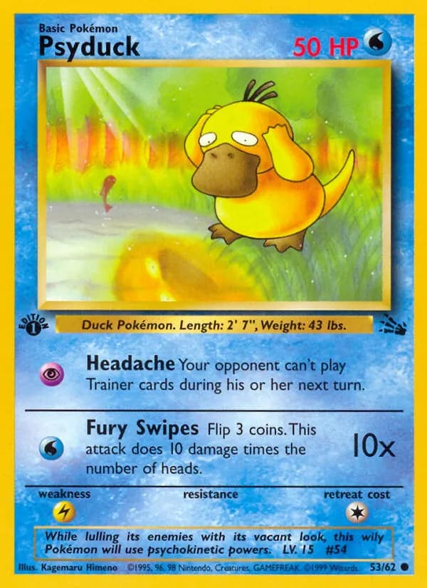 Psyduck 53/62, Fossil
