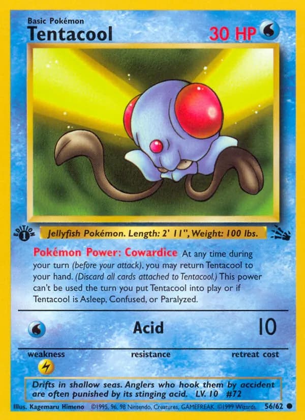 Tentacool 56/62, Fossil