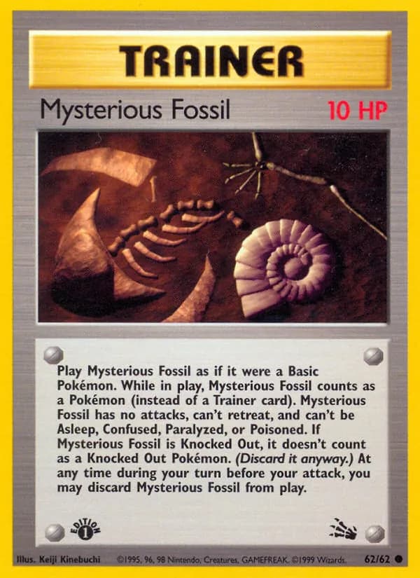 Mysterious Fossil 62/62, Fossil
