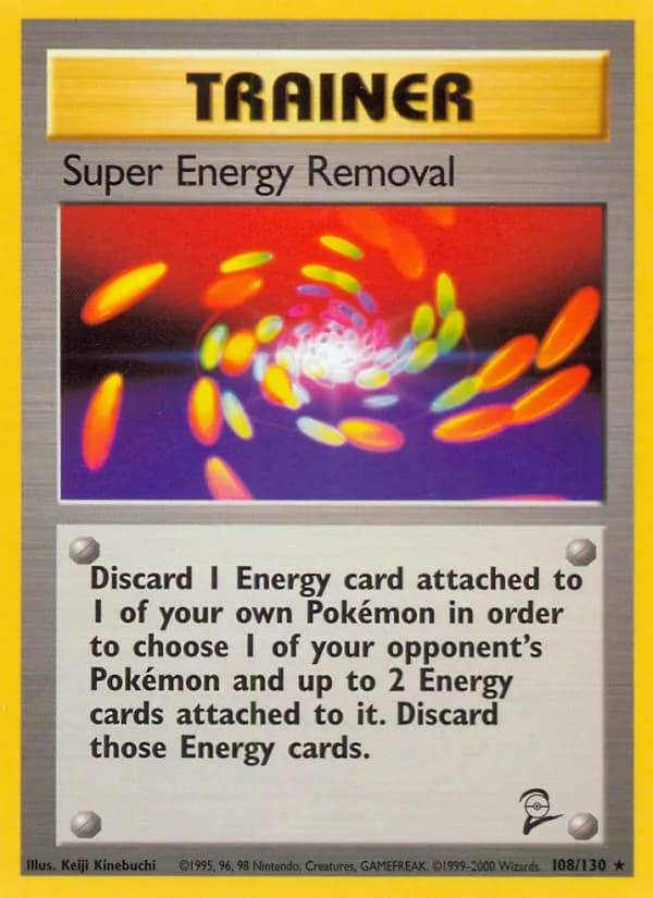 Super Energy Removal 108/130, Base Set 2