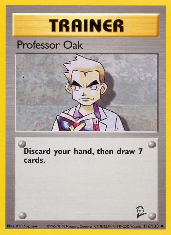 Professor Oak 116/130, Base Set 2