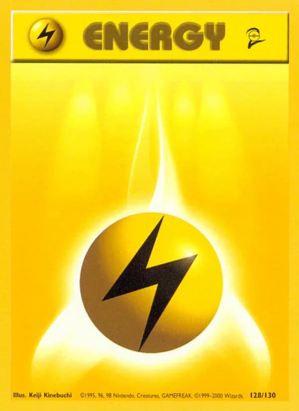 Lightning Energy 128/130, Base Set 2