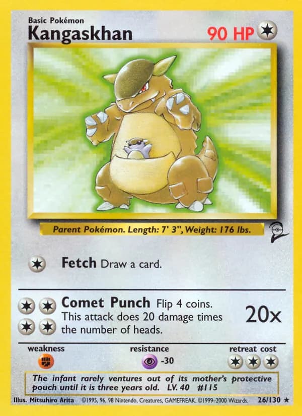 Kangaskhan 26/130, Base Set 2