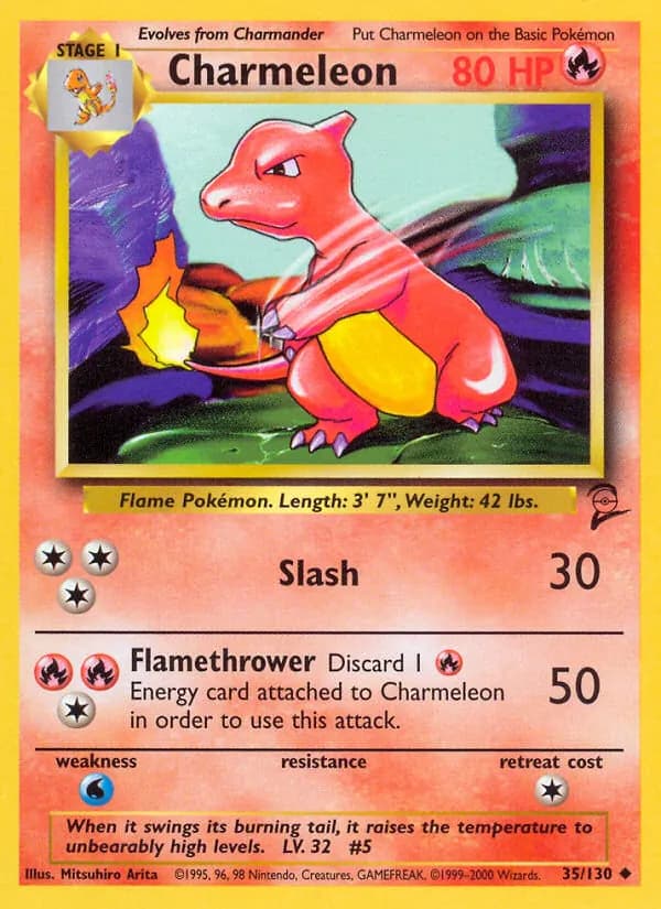 Charmeleon 35/130, Base Set 2