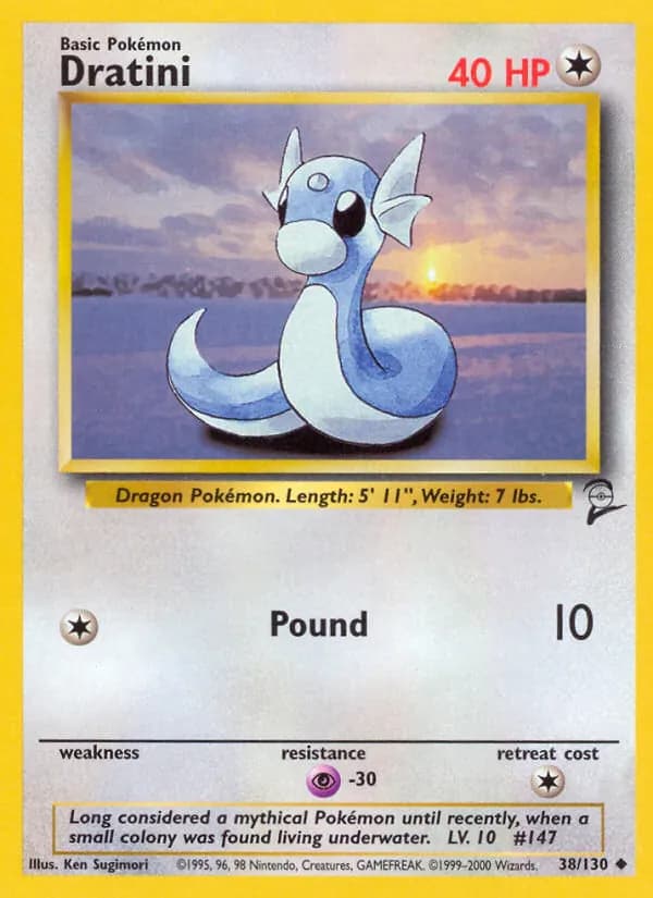 Dratini 38/130, Base Set 2