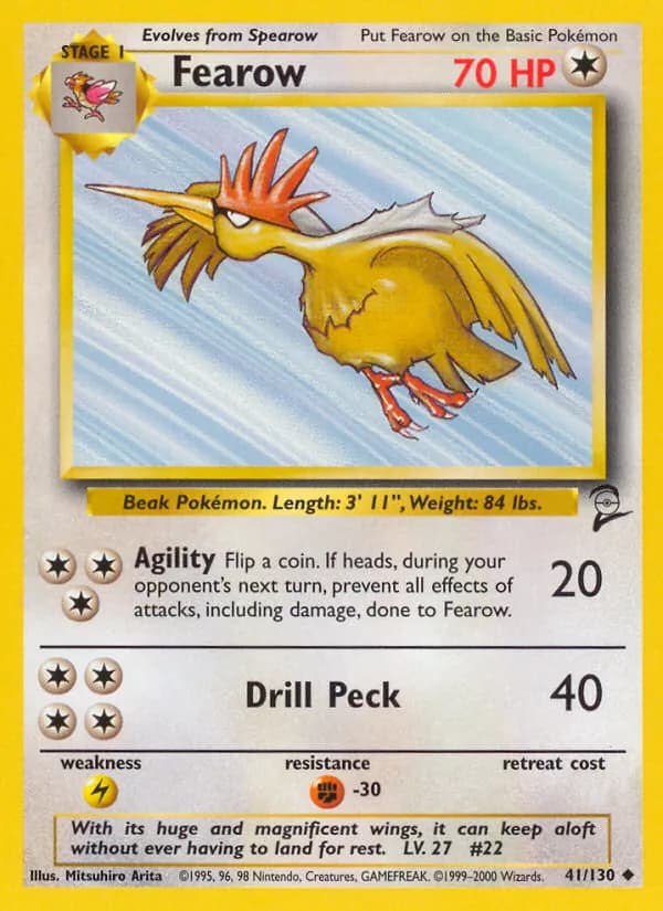 Fearow 41/130, Base Set 2