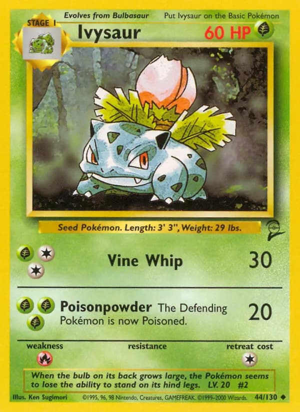 Ivysaur 44/130, Base Set 2