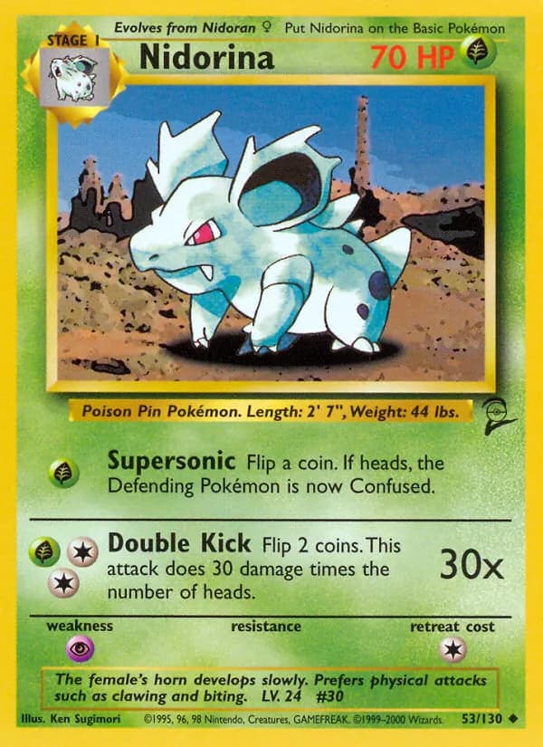 Nidorina 53/130, Base Set 2
