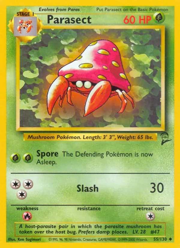 Parasect 55/130, Base Set 2