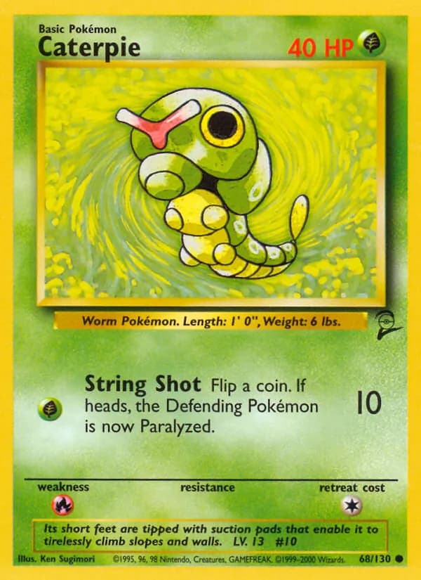 Caterpie 68/130, Base Set 2