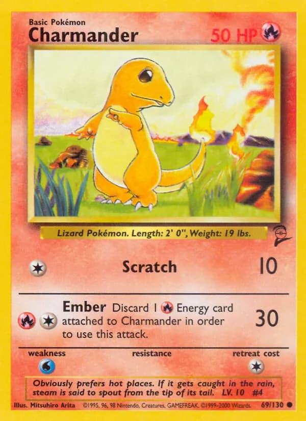 Charmander 69/130, Base Set 2