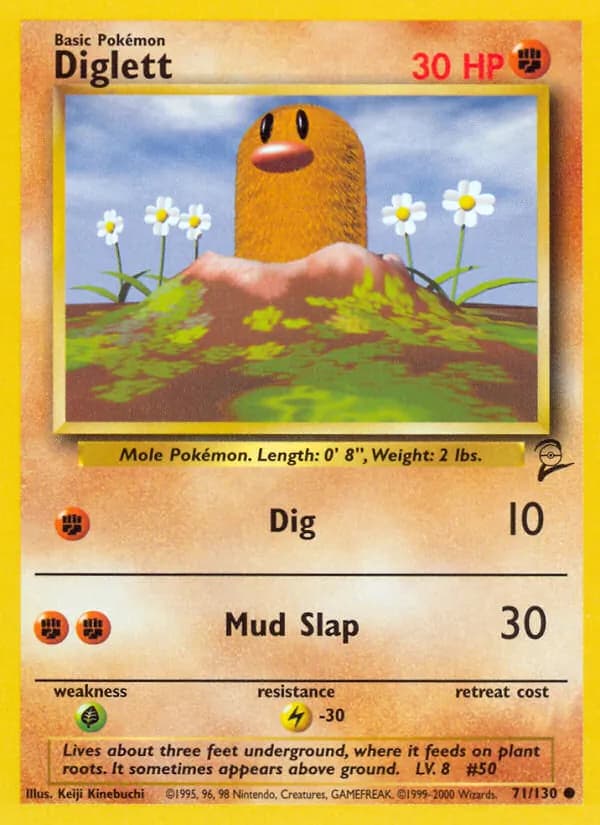 Diglett 71/130, Base Set 2