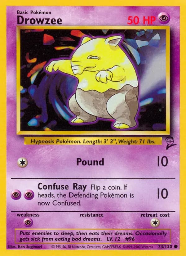 Drowzee 73/130, Base Set 2
