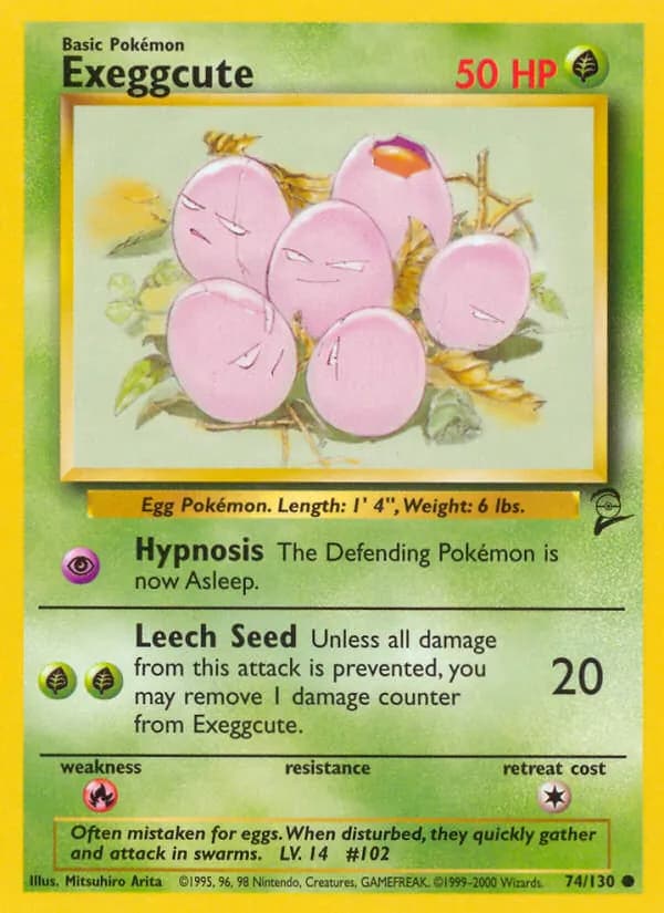 Exeggcute 74/130, Base Set 2
