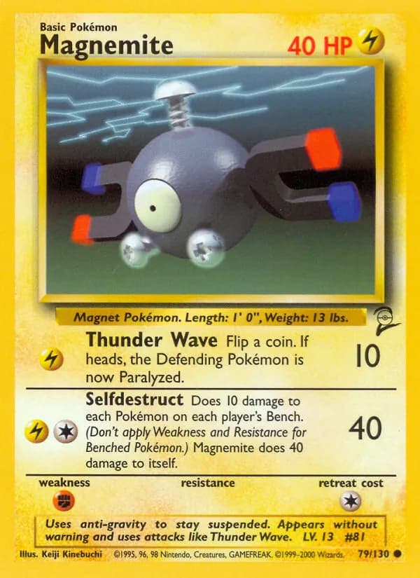 Magnemite 79/130, Base Set 2