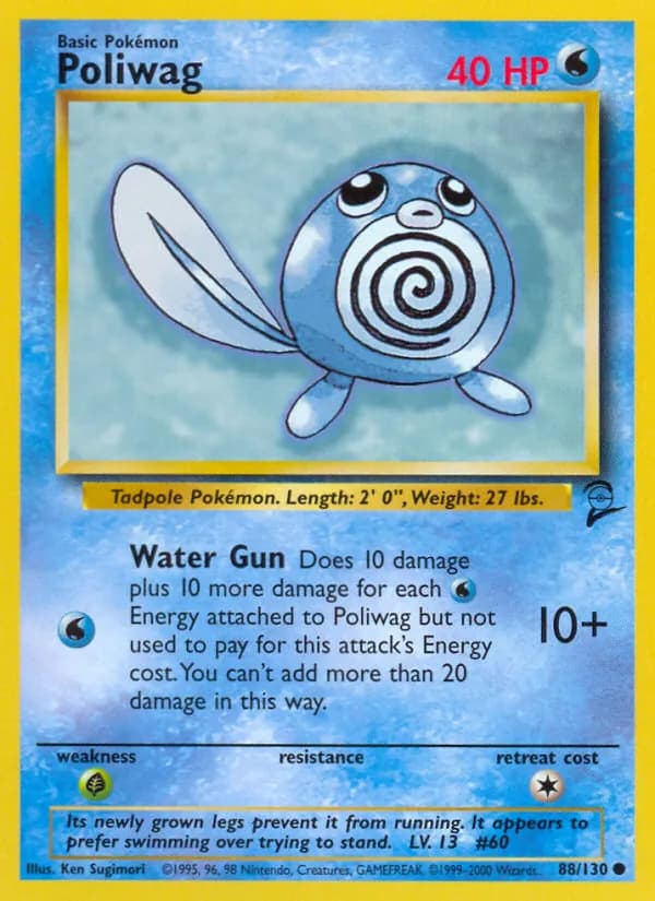 Poliwag 88/130, Base Set 2