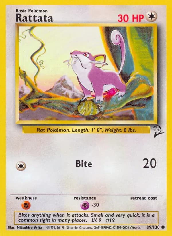 Rattata 89/130, Base Set 2