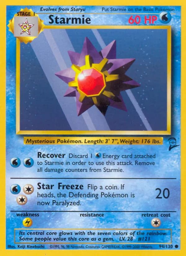 Starmie 94/130, Base Set 2