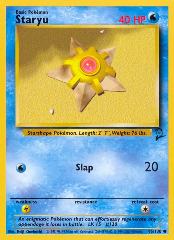 Staryu 95/130, Base Set 2
