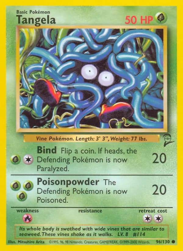 Tangela 96/130, Base Set 2