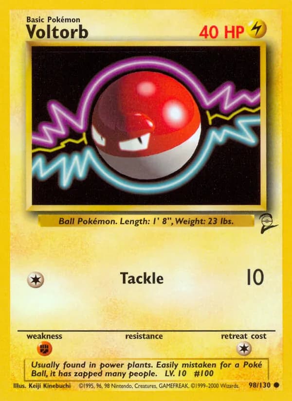 Voltorb 98/130, Base Set 2