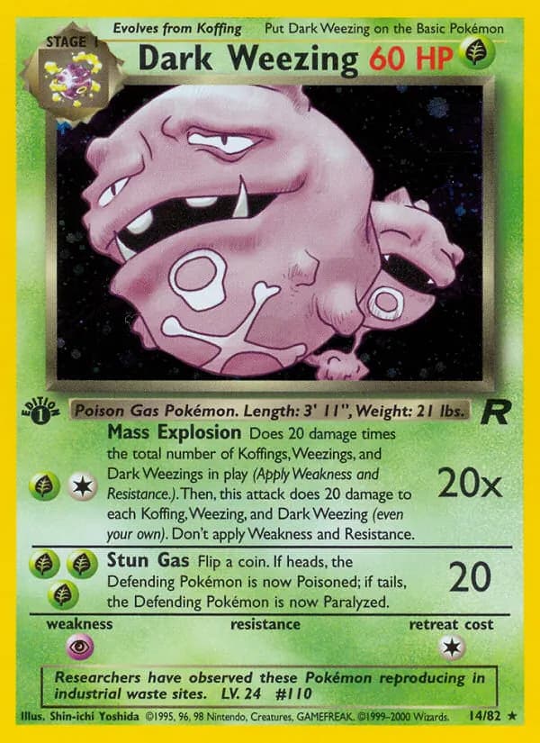 Dark Weezing 14/82, Team Rocket