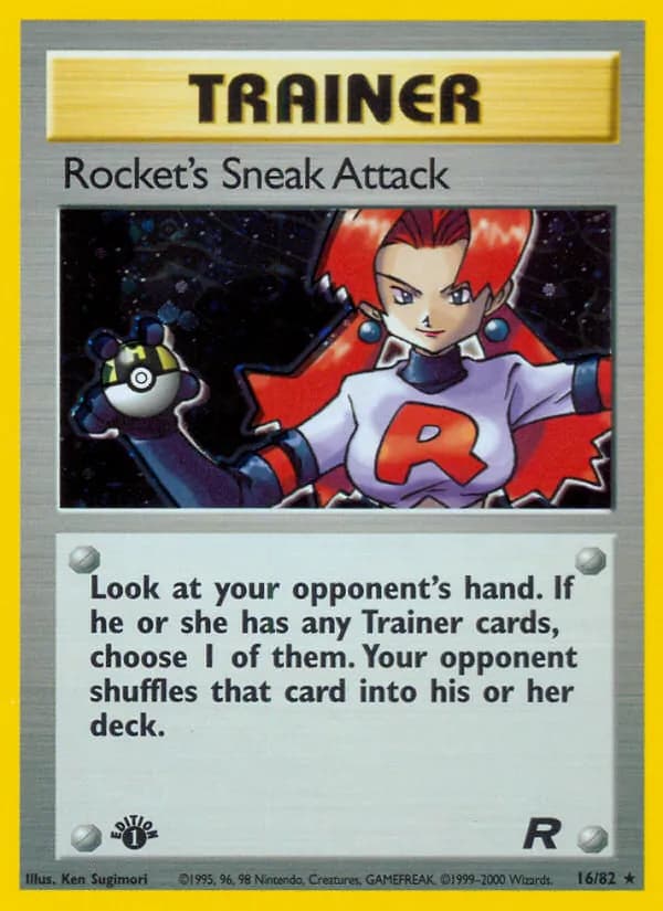 Rocket's Sneak Attack 16/82, Team Rocket