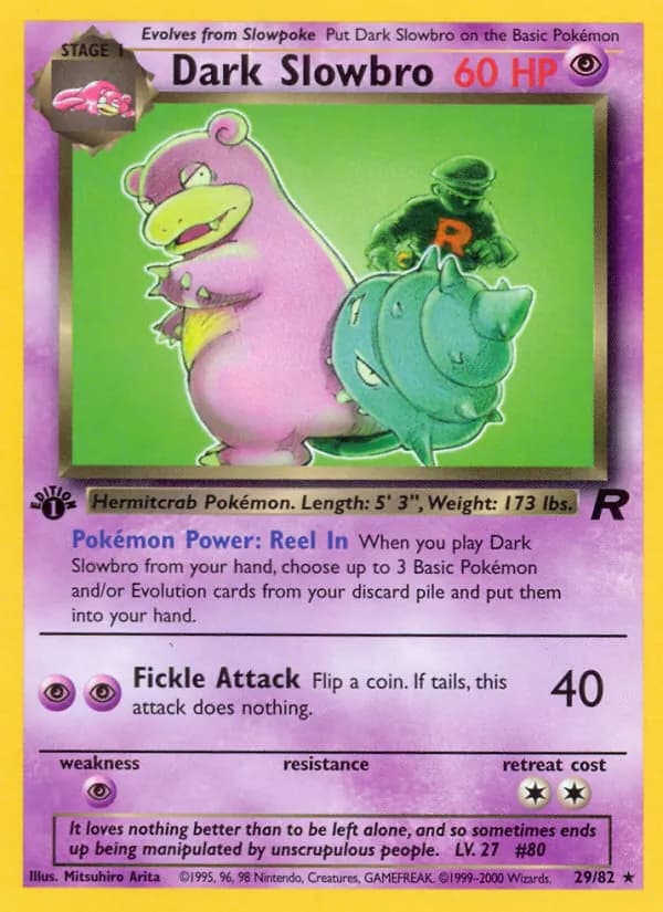 Dark Slowbro 29/82, Team Rocket