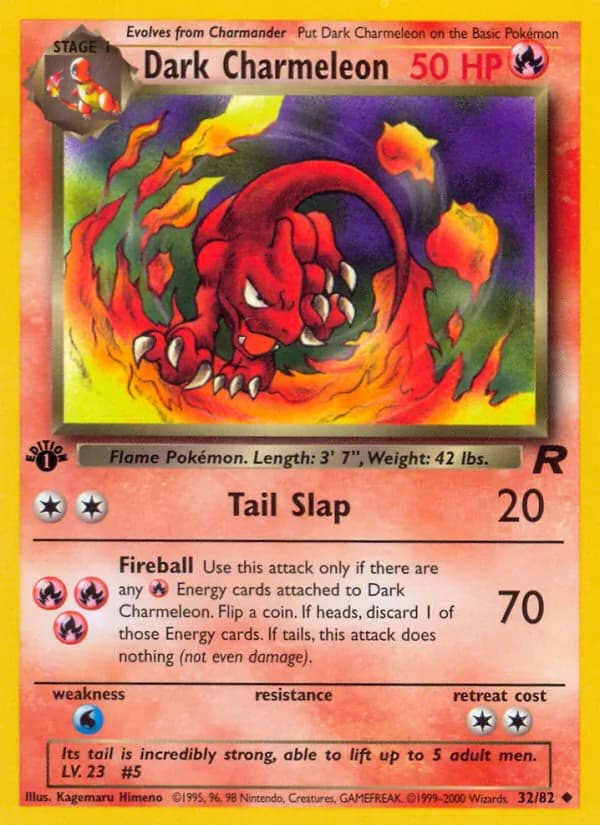 Dark Charmeleon 32/82, Team Rocket